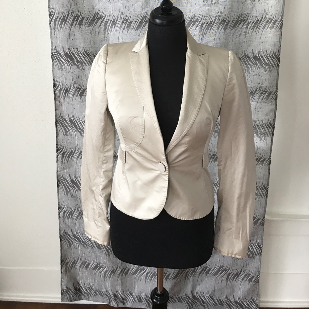 CNC Costume National Cream Blazer
